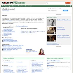 Learning - Psychology - About.com