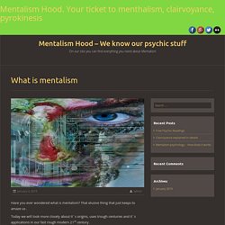 What is mentalism