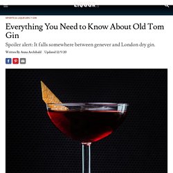 What Is Old Tom Gin