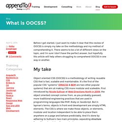 What is OOCSS?