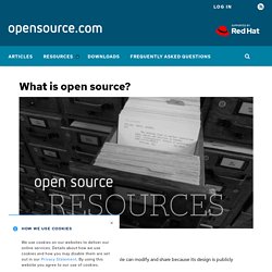 What is open source software?