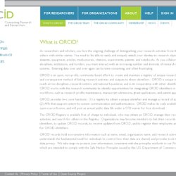 What is ORCID?