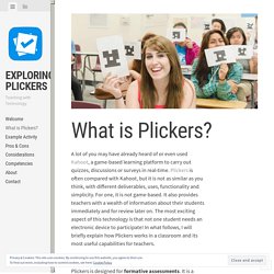Exploring Plickers