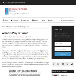 What is Project Ara?