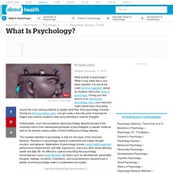 What Is Psychology?
