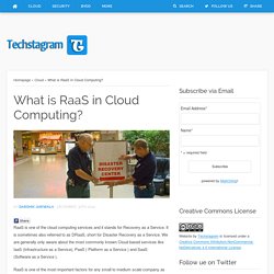 What is RaaS in Cloud Computing?