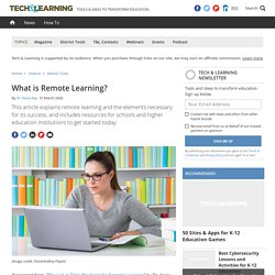 What is Remote Learning?