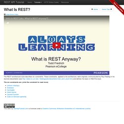 What is REST?