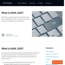 What is SAML SSO?