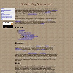 What is Shamanism? - Modern Day Shamanism