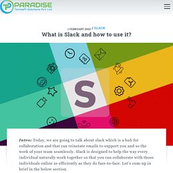 What is Slack and how to use it?