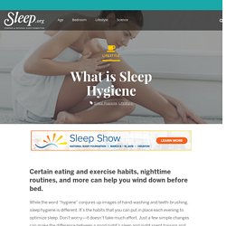 What is Sleep Hygiene?