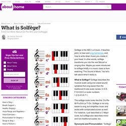 What is Solfège?