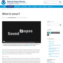What is sonar?