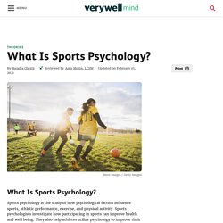 What Is Sports Psychology?