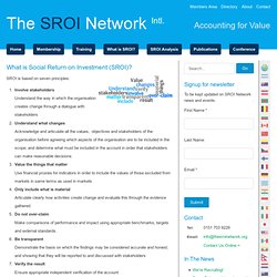 What is SROI - The SROI Network