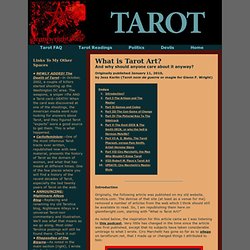 What Is Tarot Art?