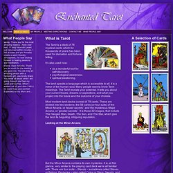 What is Tarot « Enchanted Tarot
