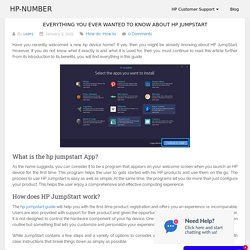What is the hp jumpstart App?
