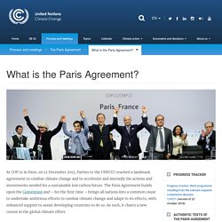 What is the Paris Agreement?