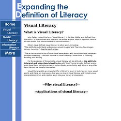 WHAT: is visual literacy?
