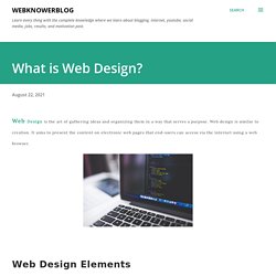 What is Web Design?