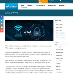 What is WPA2 - Infoclutch