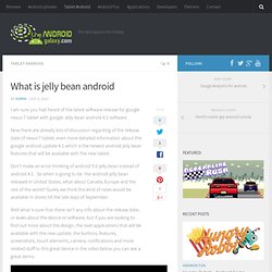 What is jelly bean android