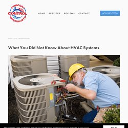 What You Did Not Know About HVAC Systems