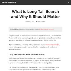 What is Long Tail Search and Why it Should Matter