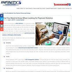 What You Need to Know When Looking for Payment Solution