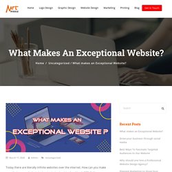 What makes an Exceptional Website?