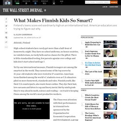 What Makes Finnish Kids So Smart?