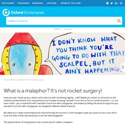What is a malaphor? It's not rocket surgery!