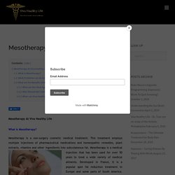 What is Mesotherapy