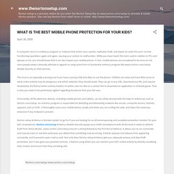 WHAT IS THE BEST MOBILE PHONE PROTECTION FOR YOUR KIDS?