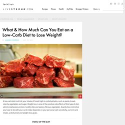 What & How Much Can You Eat on a Low-Carb Diet to Lose Weight?