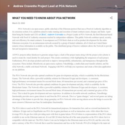 WHAT YOU NEED TO KNOW ABOUT POA NETWORK
