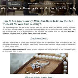 What You Need to Know the Get the Most for Your Fine Jewelry?