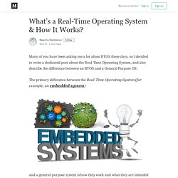 What’s a Real-Time Operating System & How It Works?
