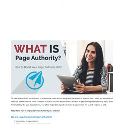 What is Page Authority? How to Boost Your Page Authority (PA)?