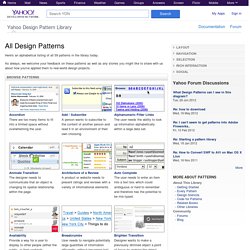 What's a Pattern - Design Pattern Library