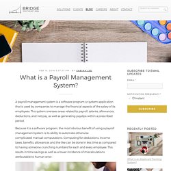 What is a Payroll Management System?