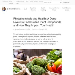 What Do Phytochemicals Do for Your Health?