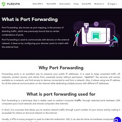 What is Port Forwarding & How does it Work in 2020