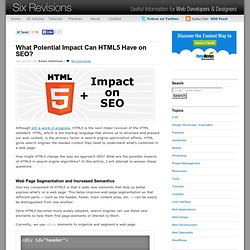 What Potential Impact Can HTML5 Have on SEO?