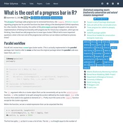 What is the cost of a progress bar in R? – Péter Sólymos
