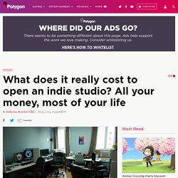 What does it really cost to open an indie studio? All your money, most of your life