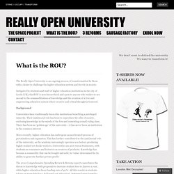 Leeds: What is the ROU? « Really Open University