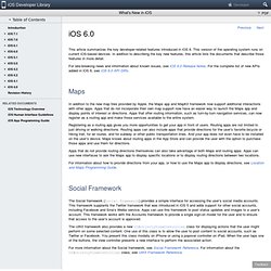 What's New in iOS: iOS 6.0
